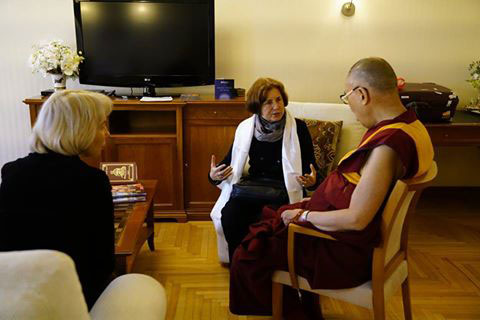 Встреча Виктории Георгиевны Лысенко с Его Святейшеством Далай Ламой
